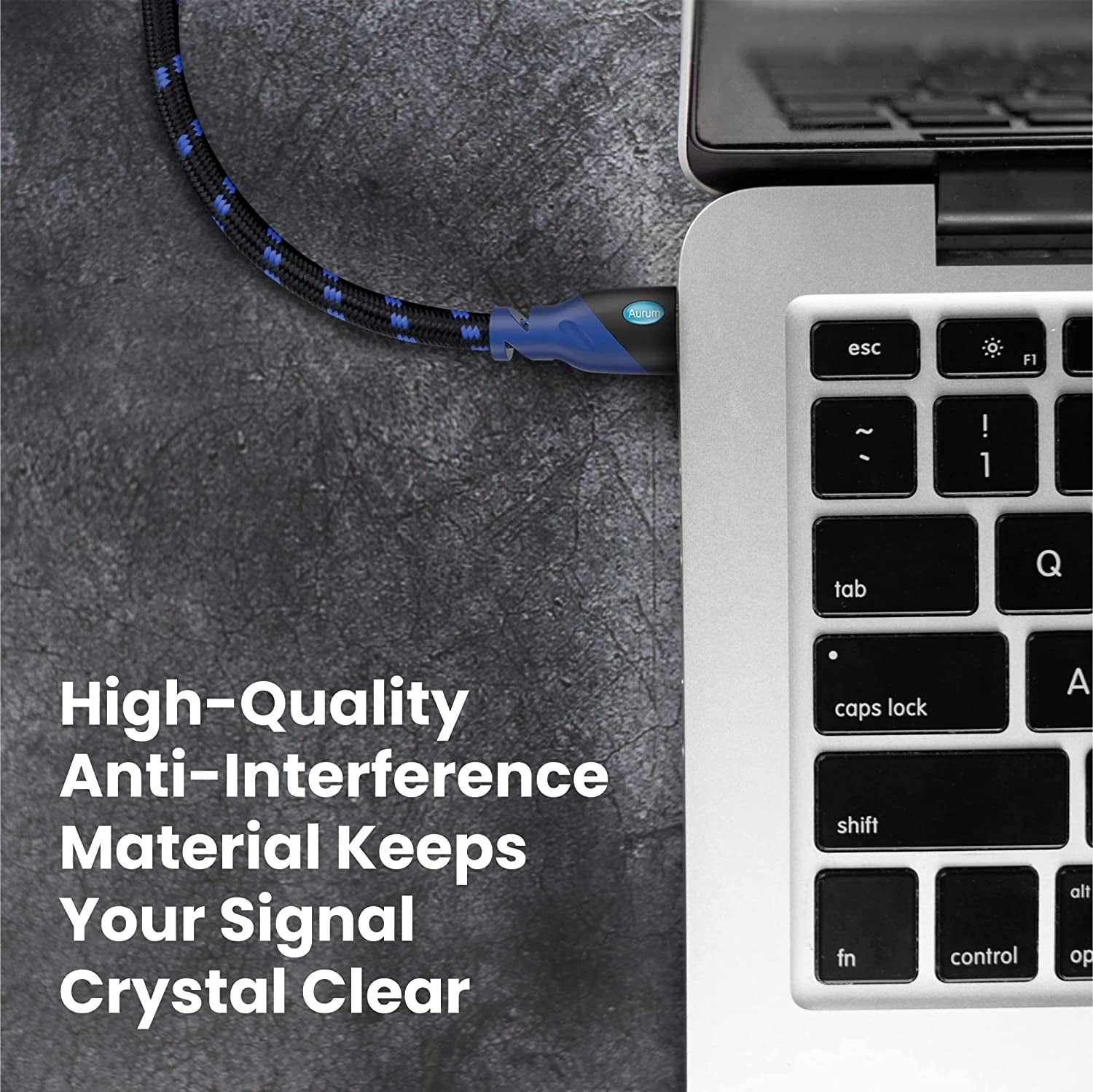 20Ft HDMI Cable 4K@60Hz Ultra HD, High Speed with Ethernet HDMI Cable Braided Nylon & Gold Connectors, ARC, CL3 Rated - Compatible with TV, PC, Monitor, Laptops, PS3, PS5, PS4