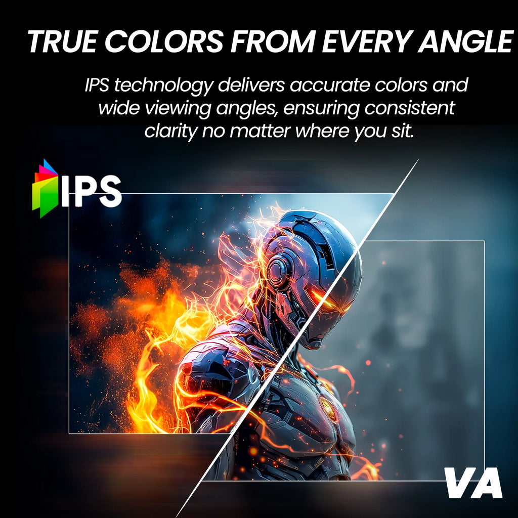 24" Gaming Monitor, IPS Panel, 200Hz/Fhd 1080P Frameless Computer Monitor,Built-In Speakers, 120% Srgb, Freesync, Black