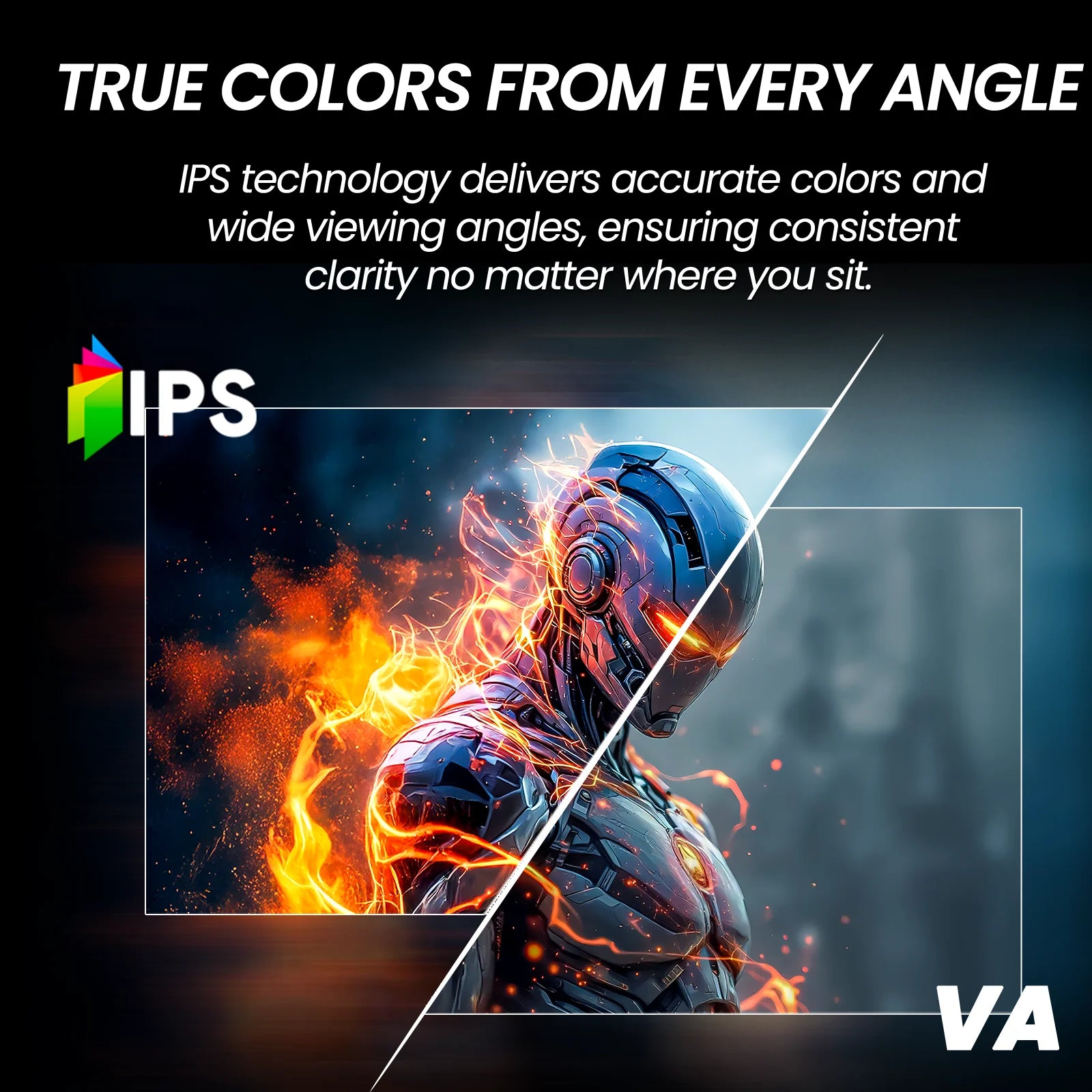 24" Gaming Monitor, IPS Panel, 200Hz/Fhd 1080P Frameless Computer Monitor,Built-In Speakers, 120% Srgb, Freesync, Black